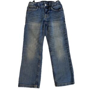 Cat & Jack Boys Straight Fit Stretch Denim Jeans Blue Medium Wash‎ Size 5